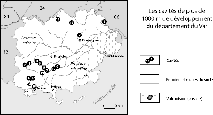 Carte du Var
