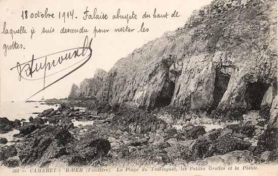 Petites grottes de la plage du Toulinguet