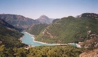 Le lac de Chaudanne dans le Haut Verdon (Castellane)